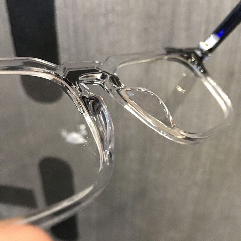 Mắt Kính Gọng Vuông Chống Ánh Sáng Xanh Thời Trang Phong Cách Hàn Quốc