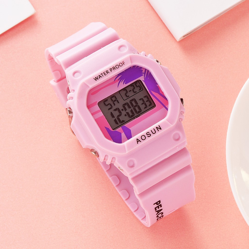 Đồng Hồ Điện Tử LVPAI Dành Cho Nữ Phong Cách Hàn Quốc Đơn Giản