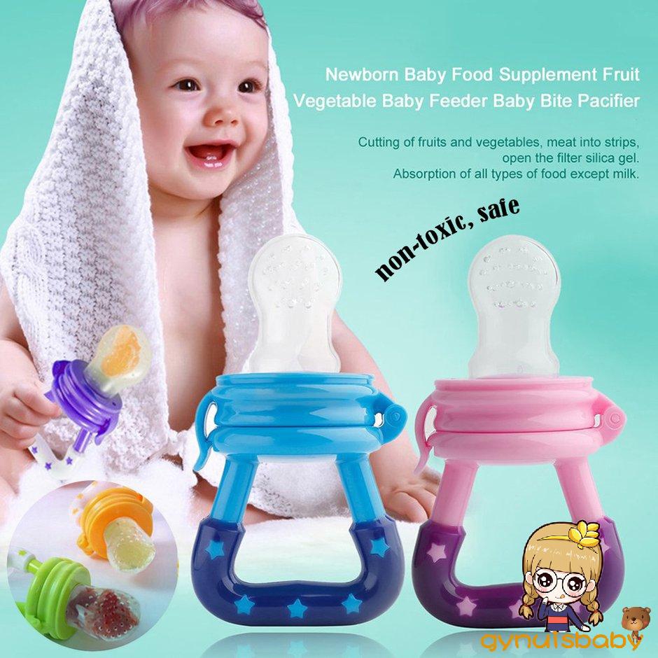 Newborn Baby Food Supplement Fruit Vegetable Baby Feeder Baby Bite Pacifier