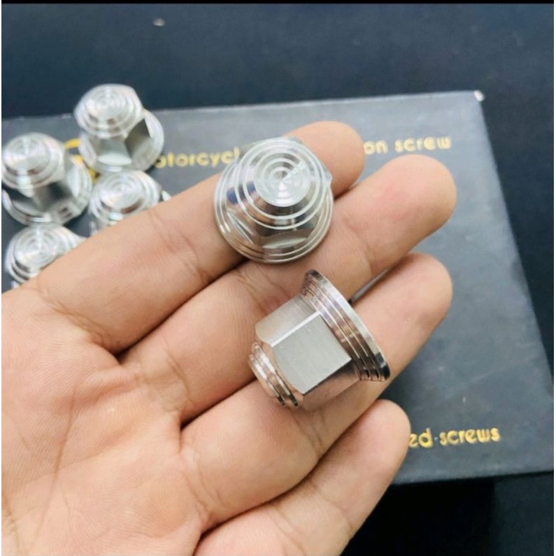 BỘ ỐC KHÂU GÁC CHÂN + TÁN GẤP 10li SALAYA V2 CHO WAVE, DREAM