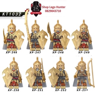Xếp hình Minifigures Lord of The Ring Elves Warriors - Chiến binh tộc tiên - Phim chúa nhẫn KT 1032