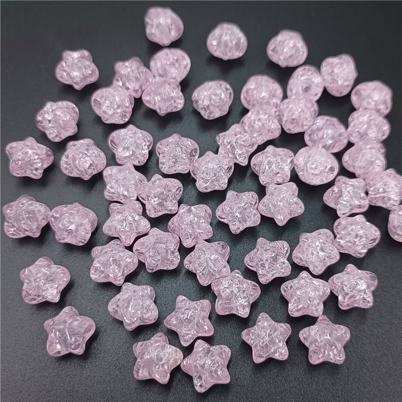 Set 20 Hạt Cườm Hình Ngôi Sao Dùng Làm Trang Sức Thủ Công