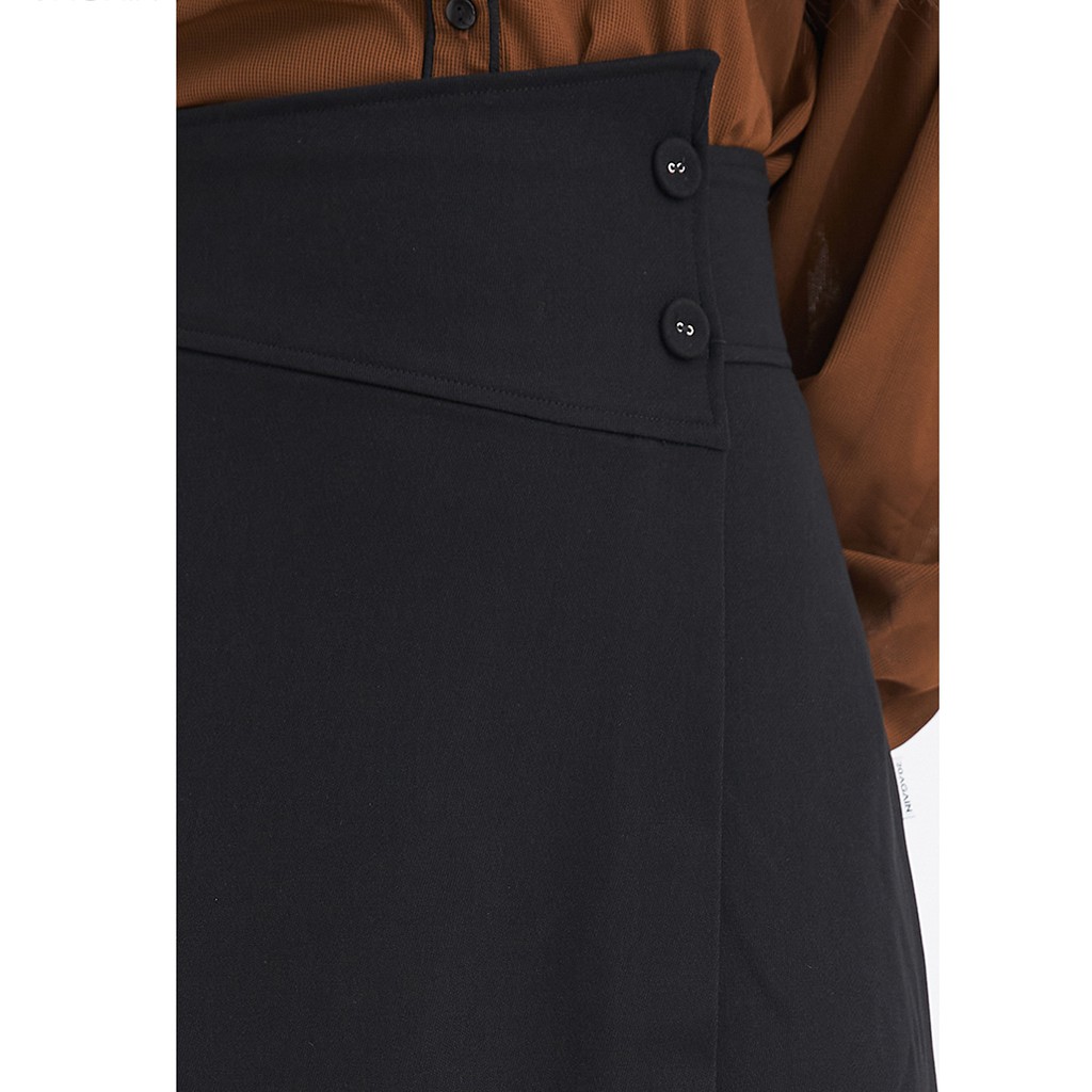 Chân váy dài 92WEAR 2 màu, đủ size, cạp cao vạt lệch JDA1533 | BigBuy360 - bigbuy360.vn