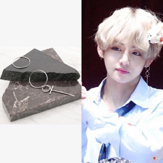 Khuyên tai chữ thập V mã B03 (1 đôi)