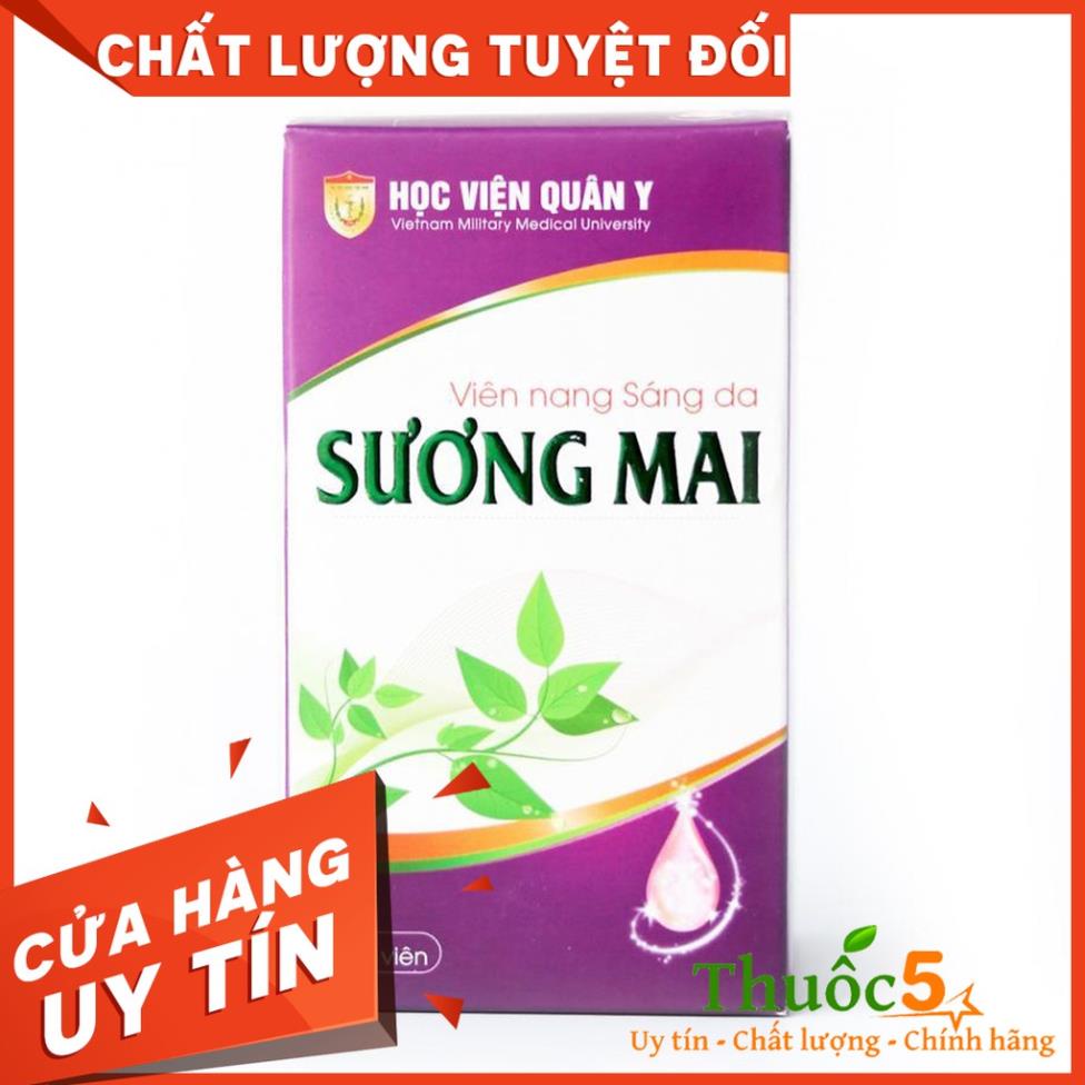 [GIÁ GỐC] Sương Mai Học Viện Quân Y viên nang sáng da - Hộp 60 viên