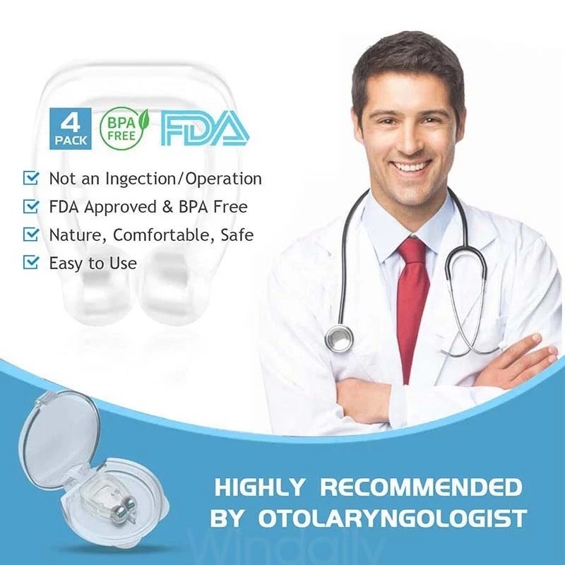 Dụng Cụ Kẹp Mũi Chống Ngáy Ngủ Tiện Dụng