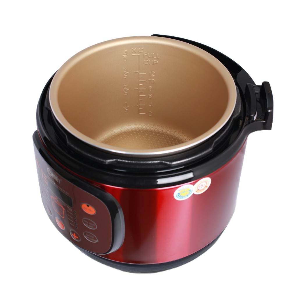 Nồi Áp Suất Điện Tử Comet CM6155 - 6L - Màu đỏ