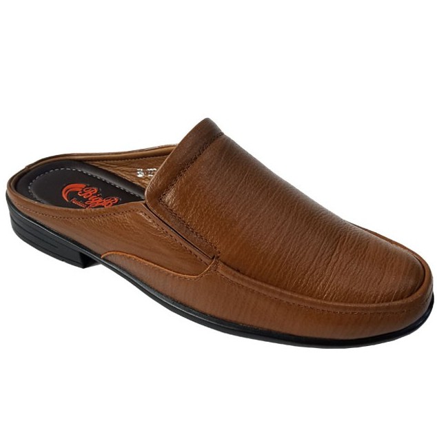 Dép Bít Mũi Nam Da Bò Thật BIGBEN Cao Cấp SB91