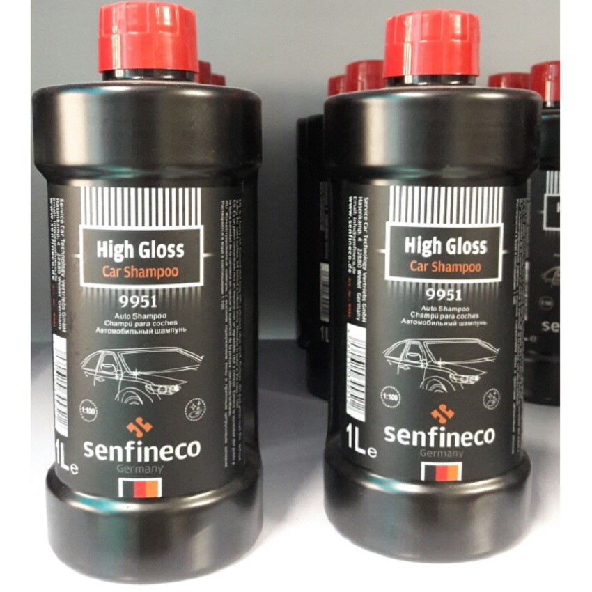 XÀ PHÒNG RỬA XE  Senfineco 9951,1000ml (Car Wash Shampoo) loại bỏ bụi bẩn, côn trùng và các tạp chất khác bám bề mặt sơn