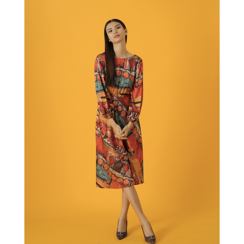 Đầm Lụa Cam F2 Fashion &amp; Freedom