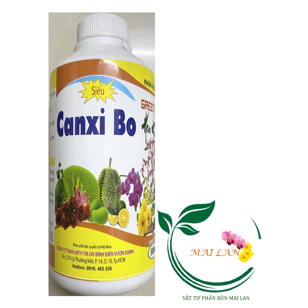 Phân Bón Chống Rụng Hoa - Tăng Đậu Trái Canxi Bo (Đầu Trâu) - #579# 500ml