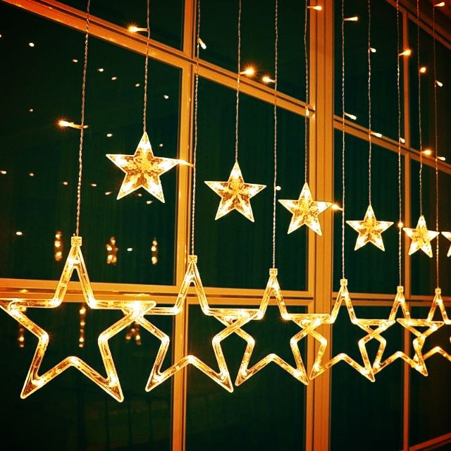 ĐÈN LED TRANG TRÍ, ĐÈN NHÁY THẢ MÀNH HÌNH NGÔI SAO 5 CÁNH