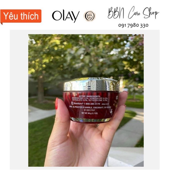 Kem chống lão hóa OLAY Regenerist WHIP 48gr [USA] #FREESHIP# Kem dưỡng ẩm da, kem mờ vết thâm nám hiệu qua | BigBuy360 - bigbuy360.vn