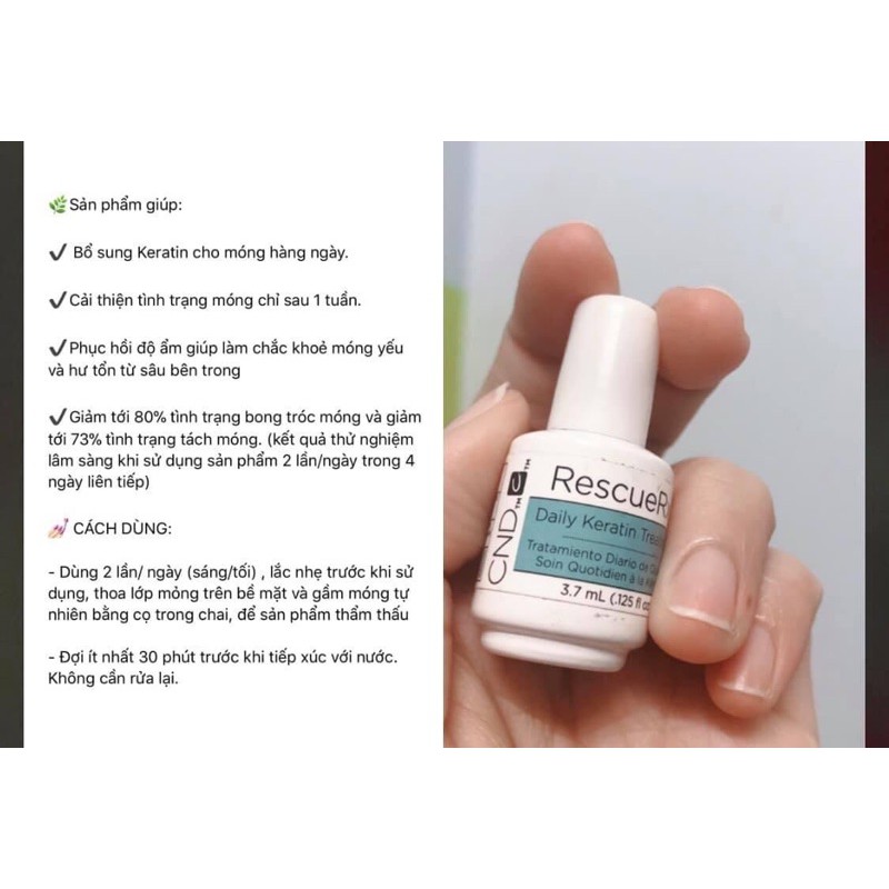 Dưỡng phục hồi CND - Phụ kiện Nail