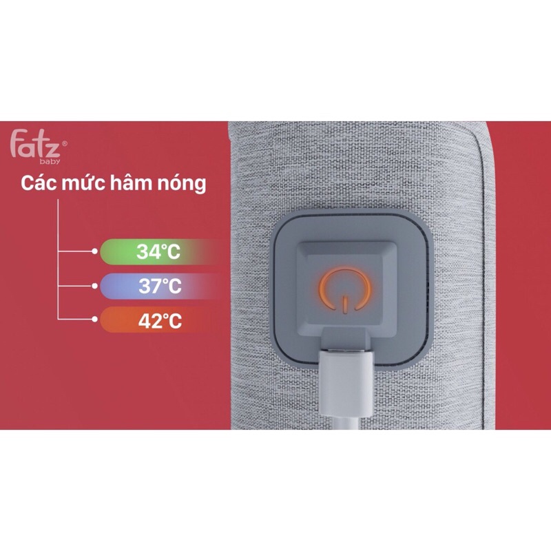 Dụng Cụ Hâm Sữa Xách Tay Fatz Baby - Ready 1 - FB3101TN