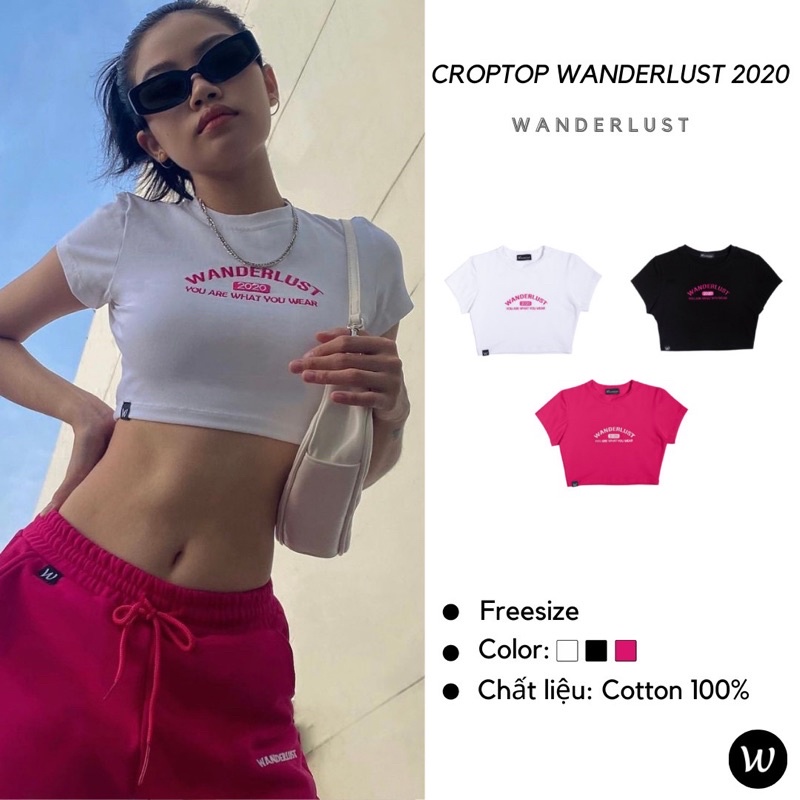 Áo Croptop Wanderlust 2020 Limited Verson