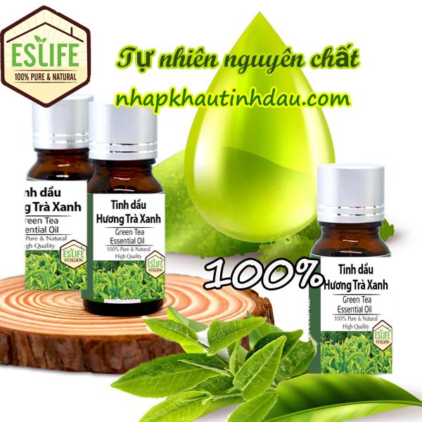 Tinh Dầu Trà Xanh tự nhiên nguyên chất 100% Green Tea Essential Oil | Chống lão hóa da, đẹp da tóc xông đốt 10ml 30ml 50 | BigBuy360 - bigbuy360.vn