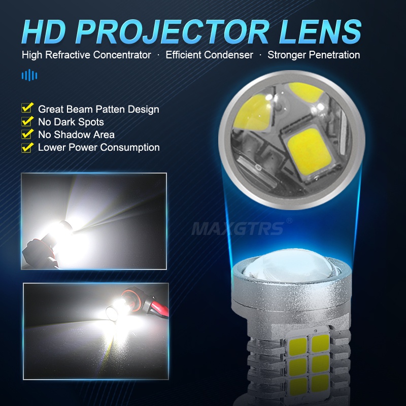 Set 2 đèn phá sương mù xe hơi MAXGTRS LED H8 H11 HB4 9006 HB3 9005 chất lượng cao tiện lợi