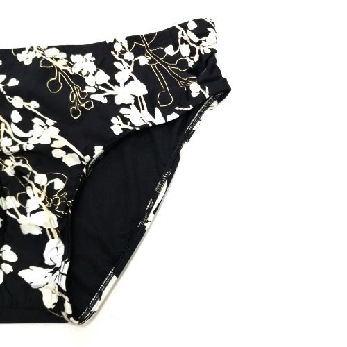 Quần bơi nữ Alex Marie đen in hoa trắng phối vàng AX335218Z ( TH8971 ) | BigBuy360 - bigbuy360.vn