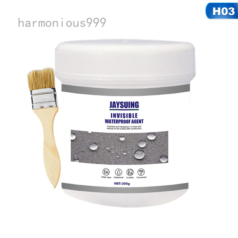 Sơn Tường Chống Thấm Nước Trong Suốt Kèm Cọ Và Keo Dán Cho Nhà Bếp / Nhà Vệ Sinh Harmonious999