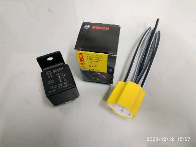 Rơ Le Điện Tử 12v 30a Chân 5 Ordinary Bosch + K5