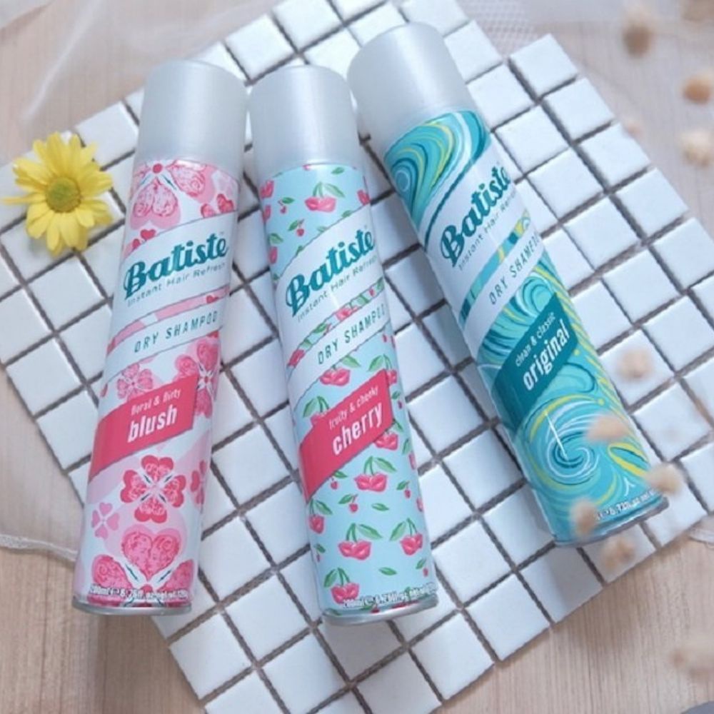 Dầu gội khô Batiste Dry Shampoo 50ml 200ml hết ngứa, hết bết dính tóc giúp tóc bồng bềnh Chính hãng - Shop Mecici