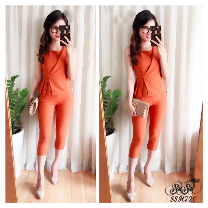 SuSu Shop - Set dài vạt chéo - SSH720