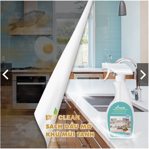 Nước Tẩy Rửa Dầu Mỡ Nhà Bếp Izy Clean 550ml - Phân Phối Chính Hãng Bởi SCG Home