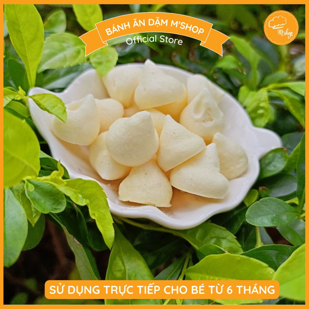 Bánh ăn dặm cho bé - sữa chua khô trái cây