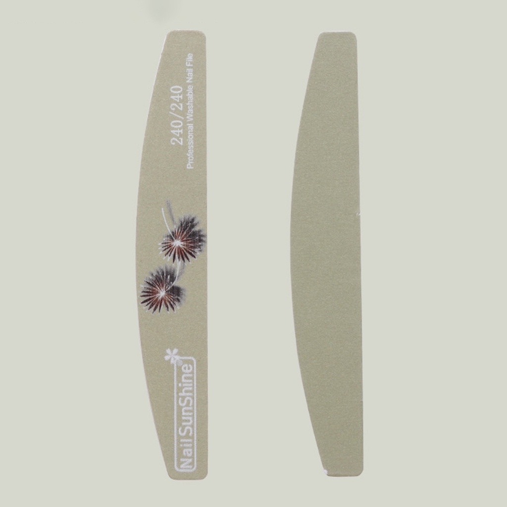 Set 5 Dũa Móng Tay Mặt Nhám Họa Tiết Lá Cây Bán Sỉ