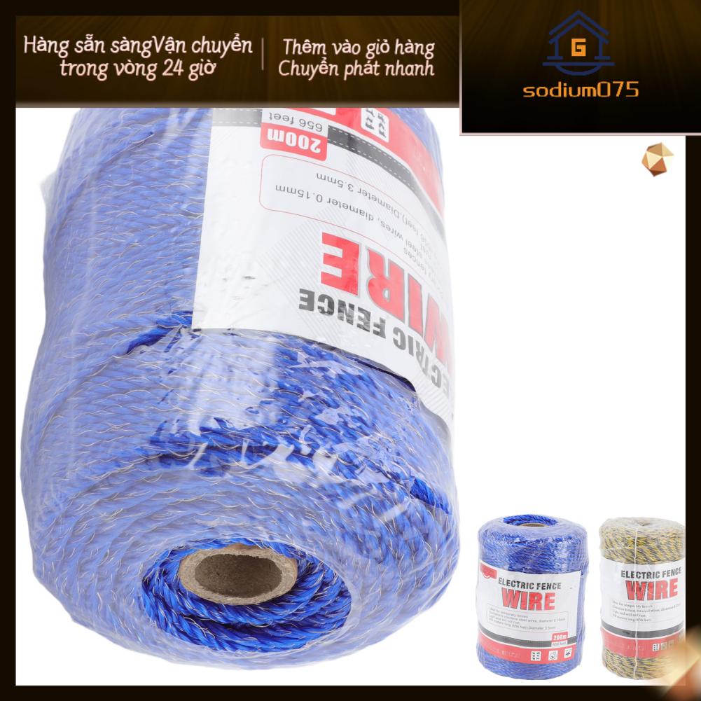 Cuộn Dây Thép Không Gỉ 200M 6 Sợi Polywire Thép Không Gỉ Dùng Để Bảo Vệ Dây Điện Trong Nông Nghiệp Sự Bảo Vệ