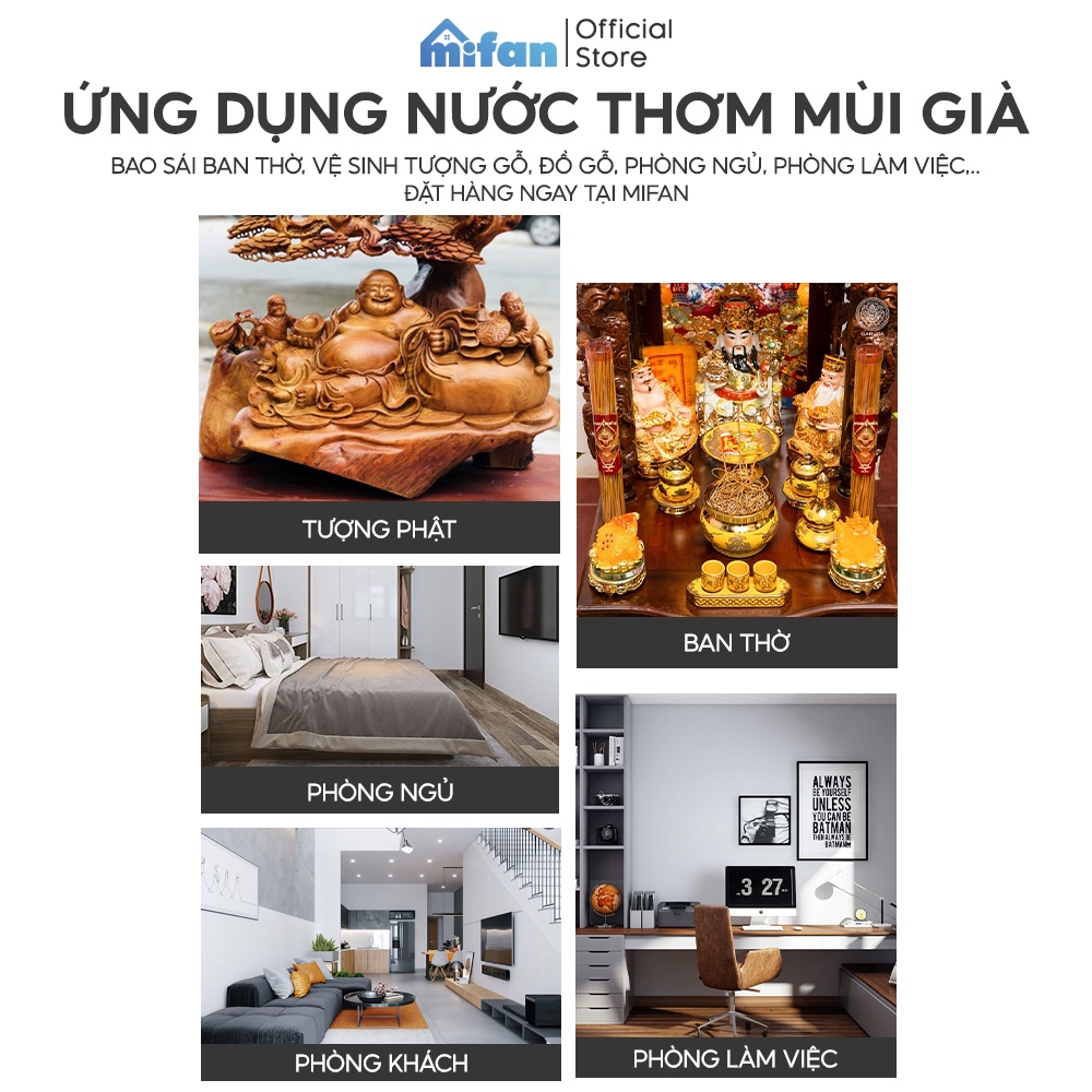 Bộ Tinh Dầu Mùi Già Pha Nước Tắm Giao Thừa và Nước Thơm Vệ Sinh Bàn Thờ KOLANBIS - Hút Tài Lộc - Quà Tặng Năm Mới