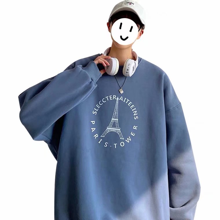 Áo sweatshirt tay dài dáng rộng mặc chui đầu size M-5XL ấm áp phong cách Nhật Bản thời trang dành cho nam