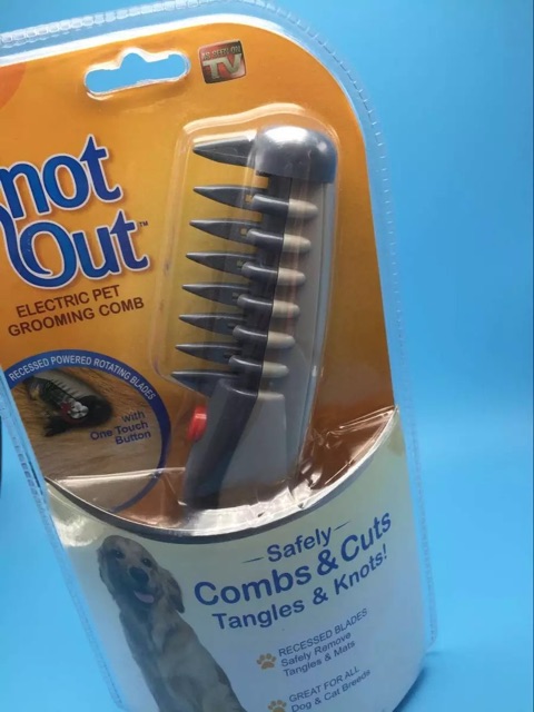 Dụng cụ chăm sóc lông thú cưng Knot Out tích hợp các lưỡi dao lõm