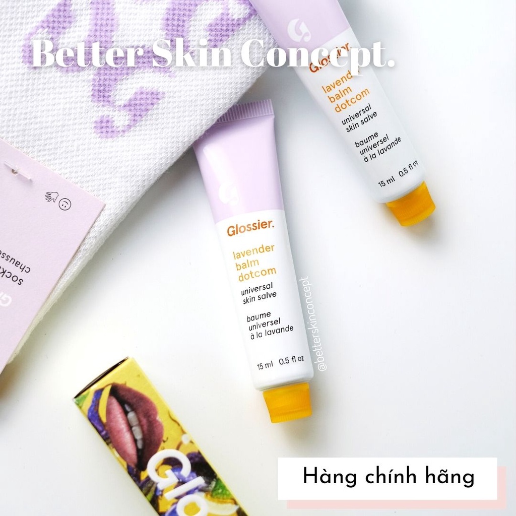 Dưỡng môi GLOSSIER Balm Dotcom - có sẵn full bộ màu 15ml