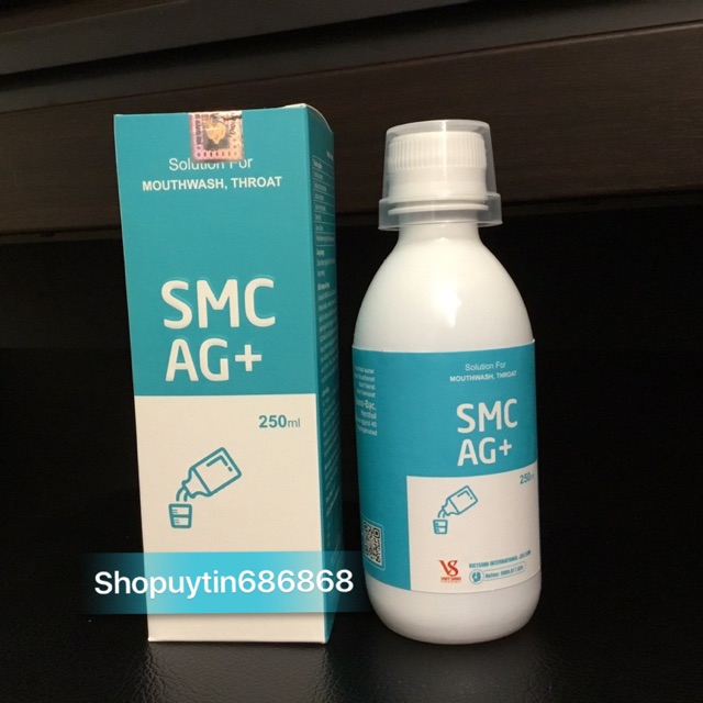 Nước súc miệng SMC AG+ - Giúp bạn chăm sóc răng miệng mỗi ngày