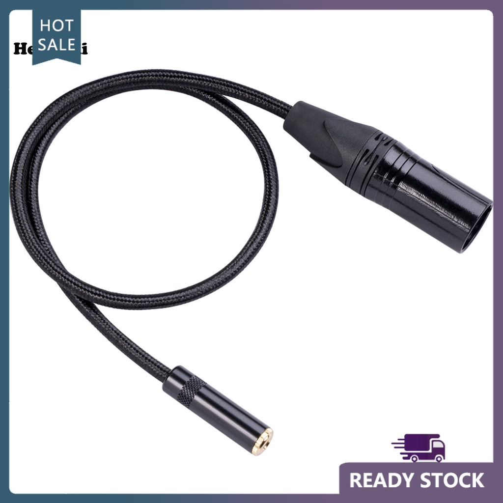 Dây cáp âm thanh cổng 3.5mm sang 3 Pin XLR chuyên dụng cho micro
