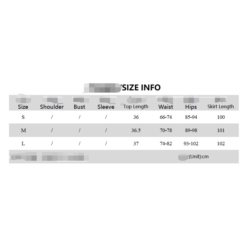 Set Áo Tank Top + Chân Váy Xẻ Tà Lưng Cao Thời Trang Cho Nữ