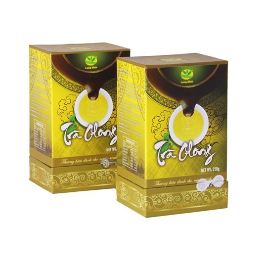 Trà Long Đỉnh - Olong Tứ Quý hộp vuông vàng