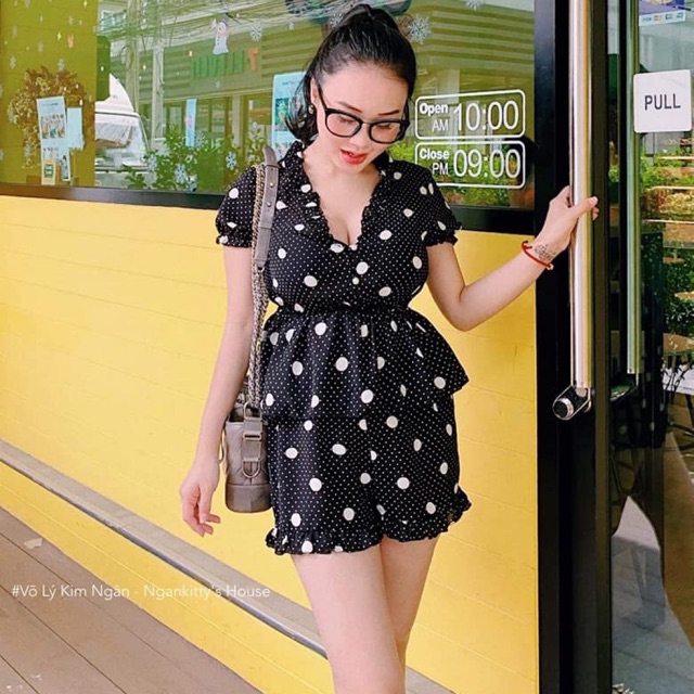 Set áo peplum bigsize ( set bikini Ngọc ngố)