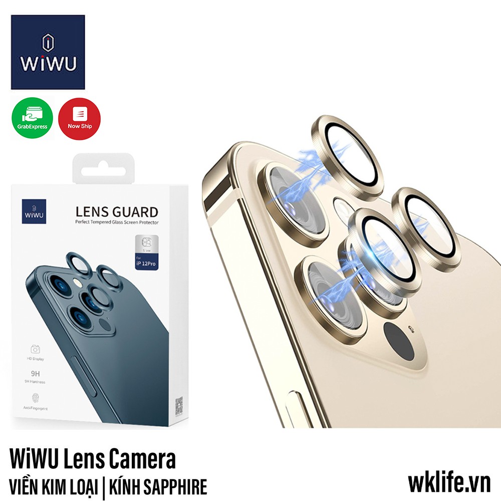 Viền Bảo Vệ Camera iPhone WiWU Lens Guard Hàng Chính Hãng