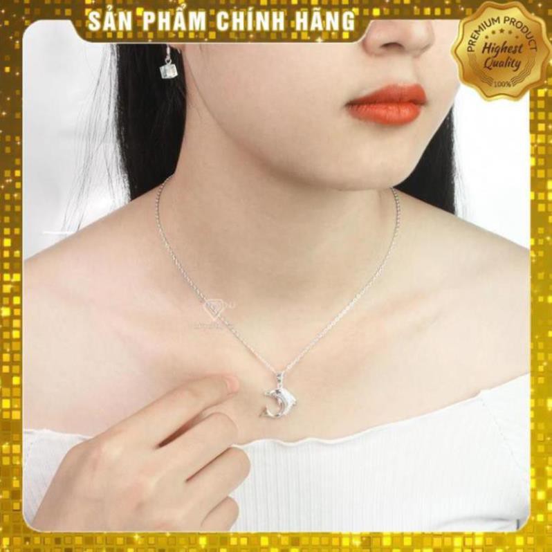 [💝Không Đẹp Hoàn Tiền] Dây chuyền bạc nữ, vòng cổ bạc nữ đẹp giá rẻ mặt cá heo