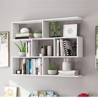 Kệ Sách Gỗ Treo Tường 4 Tầng Đơn Giản Mà Đẹp1m20cm (Nhiều màu) có sẵn