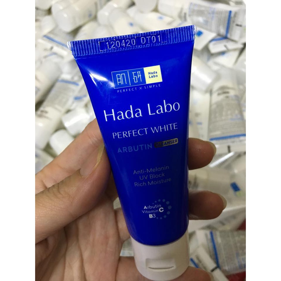 Sữa rửa mặt dưỡng trắng da Hada Labo 20g