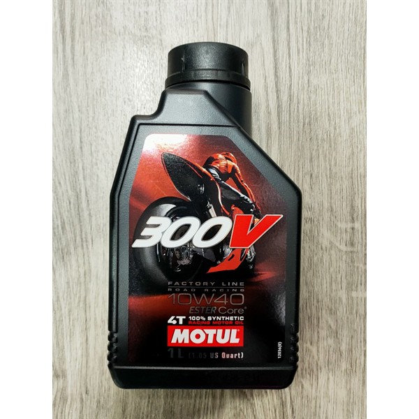 NHỚT XE SỐ - Motul 300V 10W40 - 3 lớp