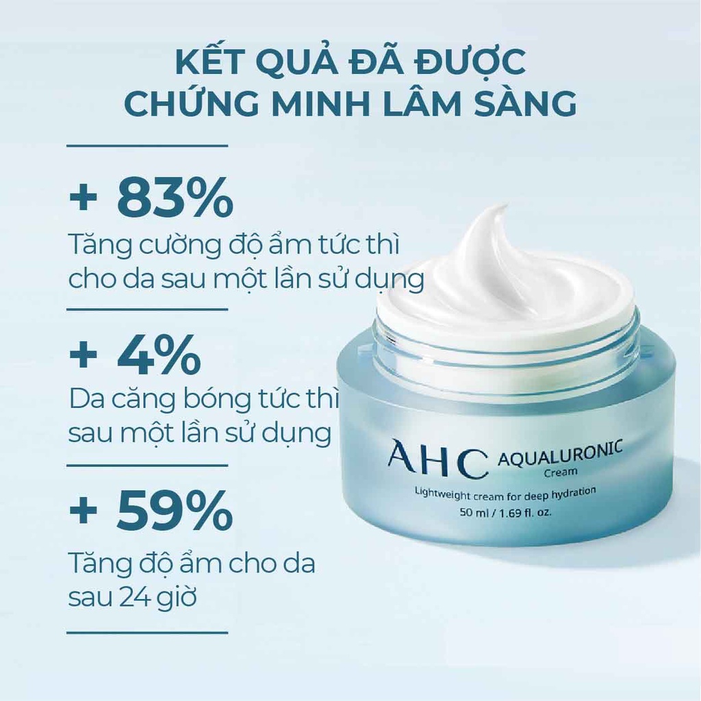Kem Dưỡng Ẩm Da Mặt AHC Aqualuronic Cream 50ml