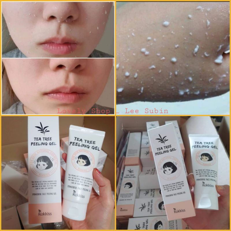 Tẩy da chết cô gái Tea tree peeling gel rokkiss Hàn Quốc | BigBuy360 - bigbuy360.vn