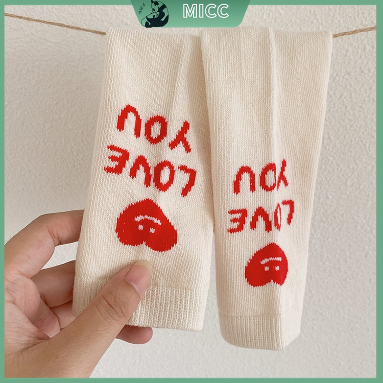 1 Đôi Vớ Cotton In Họa Tiết Hoạt Hình Kiểu Hàn Quốc Thời Trang Xuân Thu Cho Bé Từ 1-12 Tuổi