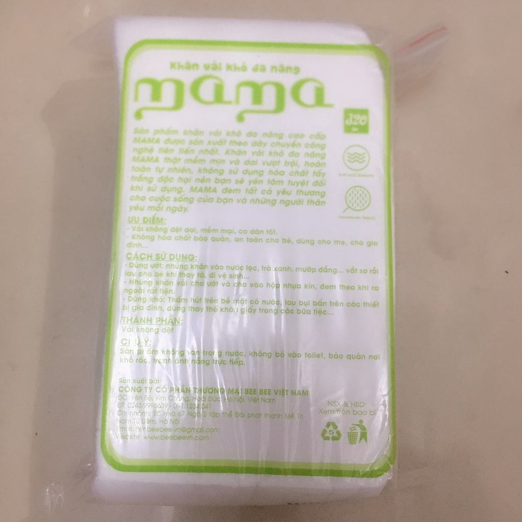 Khăn vải khô đa năng Mama