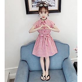 Đầm kẻ caro cho bé gái (azuma59)